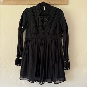 Free People black dress